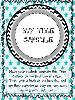 FREE Time Capsule - Great for 1st Days of School! by The Simply Fab ...