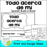 FREE Todo acerca de mi Spanish Printable & for Google Slid