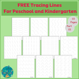 FREE Tracing Lines For Peschool and Kindergarten - Part 01