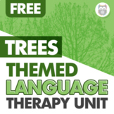 FREE Trees Themed Mini Language Therapy Unit for Speech Therapy
