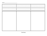 FREE Trifold- Draw and label using a tri-fold