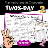 FREE Twosday Activities | For Tuesdays on the 2nd or 22nd