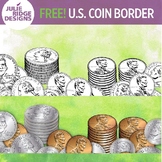 FREE U.S. Coin Border Clip Art for Teens and Adults