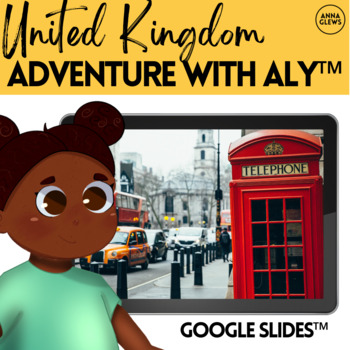 Preview of FREE UK Virtual Field Trip Adventure with Aly Google Slides