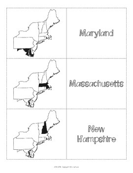 free us northeast region states capitals maps by mrslefave tpt