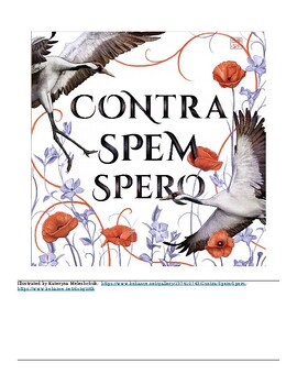 Preview of FREE | Ukrainian Poet Lesya Ukrainka "Contra Spem Spero" | Spring Poem Analysis