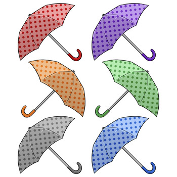 Umbrella Clip Art by Digital Classroom Clipart | TPT