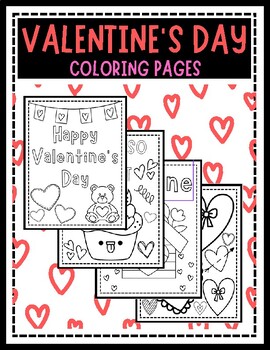 FREE VALENTINE'S DAY COLORING PAGES by Priscilla Polonia | TPT