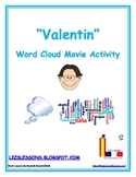 FREE "Valentin" Word Cloud Movie Activity