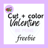 FREE Valentine Candy Heart Coloring Decor