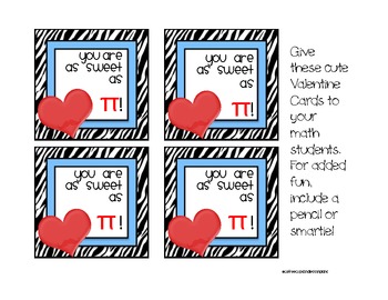 FREE Valentine Cards with Math Sayings by Coffee Cups and Lesson Plans