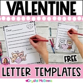 FREE Valentine's Day Letter Writing Templates | Valentine'
