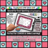 FREE Valentine's Day BOOM Cards | Sound to Text Phoneme-Gr