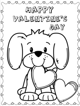 FREE Valentine's Day Coloring Page by Emily's Easel | TPT