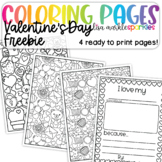 FREE Valentine's Day Coloring Pages and Activity