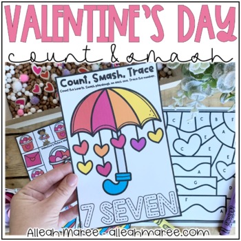 Preview of FREE Valentine's Day Counting & Numbers Activity