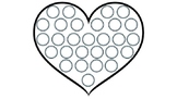 FREE: Valentine's Day Dot  Markers Coloring