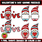 FREE Valentine's Day Gnome Clipart Set