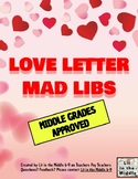 FREE Valentine's Day Mad Libs for Middle School ELA