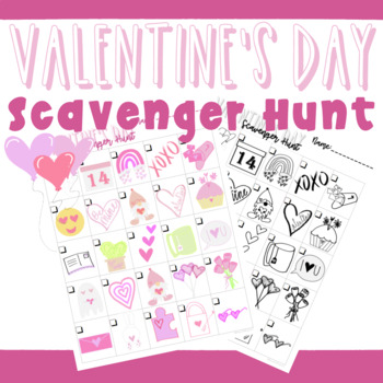 FREE Valentine's Day Scavenger Hunt by NeutralPop | TPT