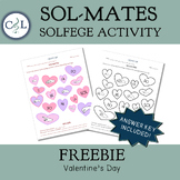 FREE Valentine's Day Solfege Matching Activity