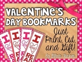 {FREE!} Valentine's Day Bookmarks - I LOVE To Read! Just P