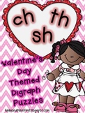 FREE Valentine's Day Beginning Digraph Puzzles