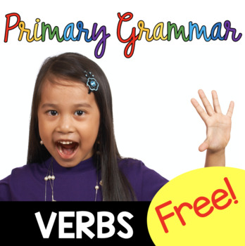 Preview of FREE Verbs Worksheets - grammar activities for first grade and second grade