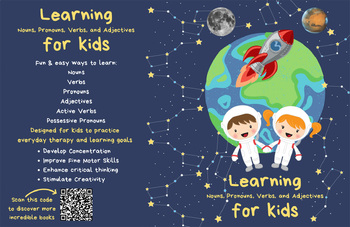 Preview of FREE Version: Learning Nouns, Verbs, and Adjectives for Kids