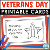 FREE Veterans Day Cards to Print and Color