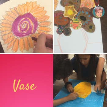 FREE Vincent van Gogh Inspired Sunflower Collaborative Vase Art Project