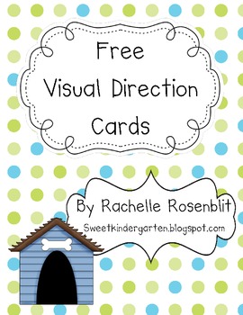 Preview of *FREE* Visual Direction Cards