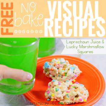 Preview of FREE Visual Recipes with REAL pictures ( for special education )