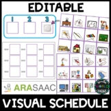 FREE Visual Schedule Agenda visual First Then Board Editab