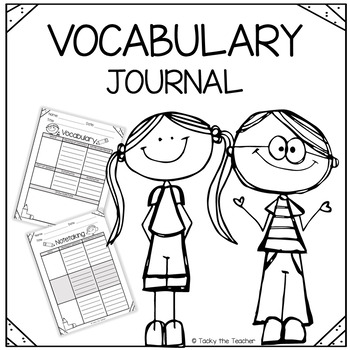 Preview of FREE Vocabulary Journal Graphic Organizers | Print and Go!