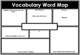 FREE Vocabulary Word Map