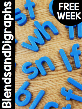 Preview of FREE WEEK PrimaryBlendsandDigraphs Curriculum