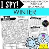 FREE WINTER I SPY Count and Color, Winter Math and Graphin
