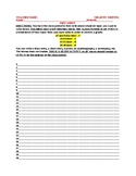 FREE-WRITE ASSIGNMENT WITH RUBRIC (editable)