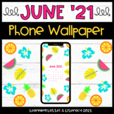 FREE Wallpaper Background June 2021 Phone Calendar June Su