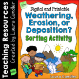 Weathering and Erosion Sorting Activity | Digital and Printable