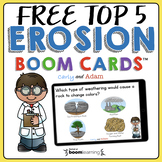FREE  Boom Cards: Weathering and Erosion
