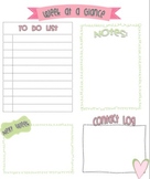 FREE Week at a Glance Planning Page