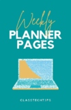 FREE Weekly Planner Pages