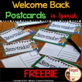 Back to School Postcards in Spanish I FREE I Postales I Re