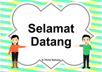 free welcome sign in bahasa indonesia selamat  datang  by think bahasa lihat