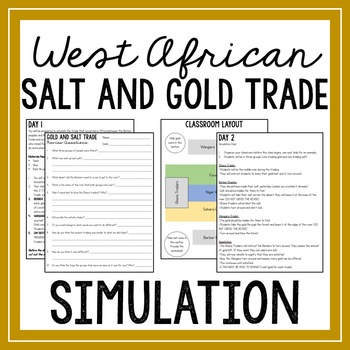 Preview of FREE! West African Trade Classroom Simulation