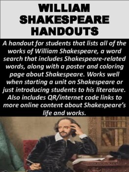 Preview of FREE William Shakespeare Introduction Handout