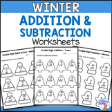 FREE Winter Addition & Subtraction Worksheets