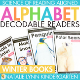 FREE Winter Alphabet Decodable Readers Science of Reading 